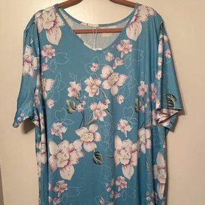 Rosriss women's blue top, NWT, size 28W